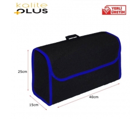 Bagaj Çantası Bagaj Düzenleyici Orta Boy Halı Mavi KalitePLUS
