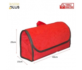 Bagaj Çantası Bagaj Düzenleyici Orta Boy Kırmızı KalitePLUS