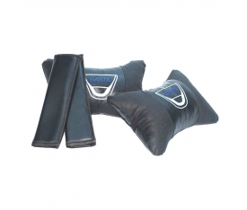 Dacia Logolu Boyun Yastığı ve Kemer Pedi Seti Lüx Suni Deri KalitePlus