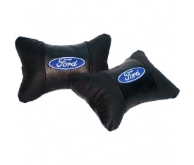 Ford Logolu Premium Boyun Yastığı Lüx Suni Deri KalitePlus