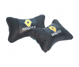 Renault Logolu Premium Boyun Yastığı Lüx Suni Deri KalitePlus