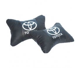 Toyota Logolu Premium Boyun Yastığı Lüx Suni Deri KalitePlus