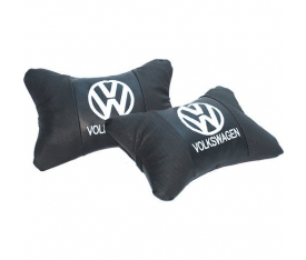 Volkwagen Logolu Premium Boyun Yastığı Lüx Suni Deri KalitePlus